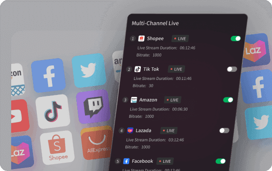 With one account, cover multi-platform streaming